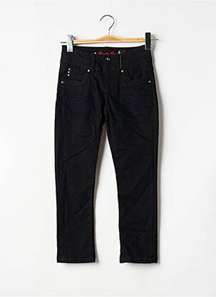 Pantalon trei sferturi negru CACHE CACHE femeie