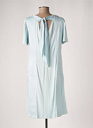 Rochie midi mâneci scurte mâneci scurte albastru ELISA CAVALETTI femeie