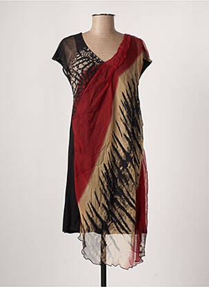 Rochie midi negru LAUREN VIDAL femeie