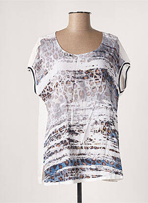 Top alb ELISA CAVALETTI femeie