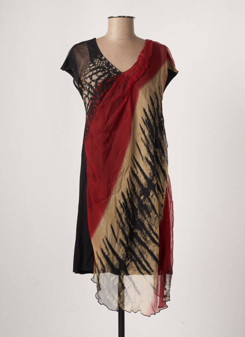 Rochie midi negru LAUREN VIDAL femeie