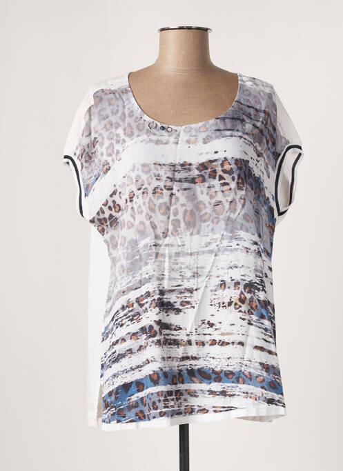 Top alb ELISA CAVALETTI femeie