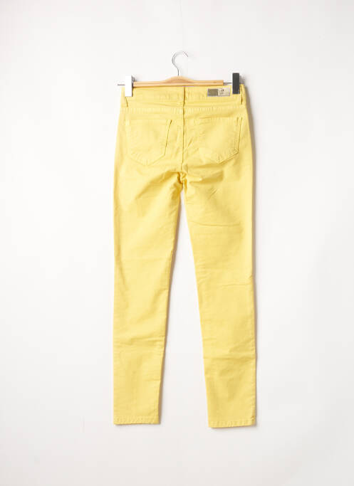 Pantalon drept galben LAUREN VIDAL femeie