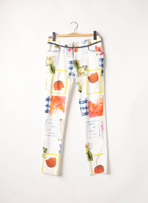 Pantalon slim alb ELISA CAVALETTI femeie