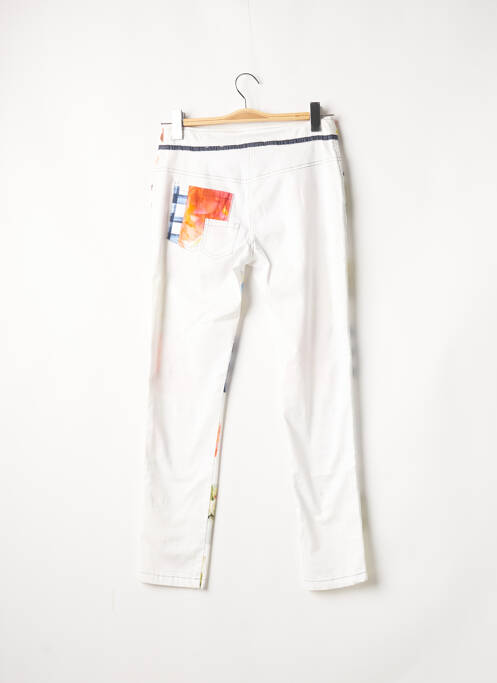 Pantalon slim alb ELISA CAVALETTI femeie