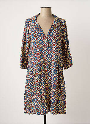 Rochie midi mâneci 3/4 mâneci 3/4 albastru PEPE JEANS femeie