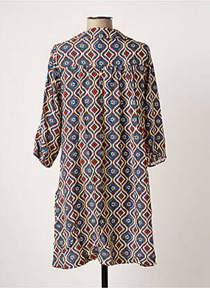 Rochie midi mâneci 3/4 mâneci 3/4 albastru PEPE JEANS femeie