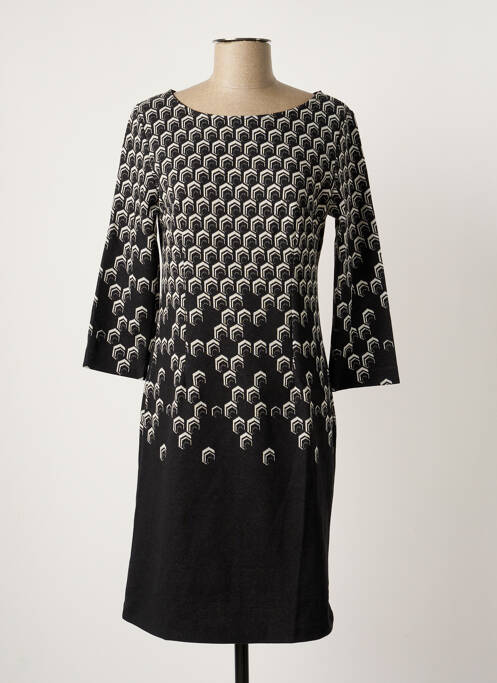 Rochie midi gri LA FÉE ATELIER BY LA FÉE MARABOUTÉE femeie