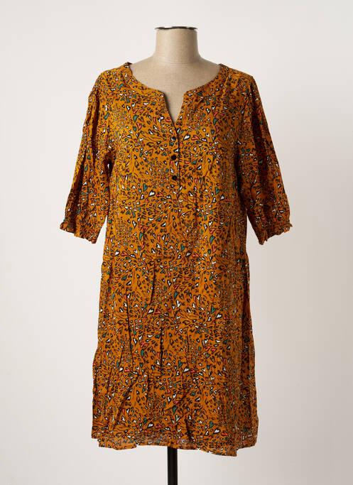 Rochie midi portocaliu LOLA ESPELETA femeie