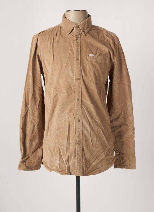 Cămașă cu mâneci lungi bej PEPE JEANS bărbat