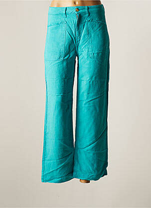 Pantalon drept albastru HAPPY femeie