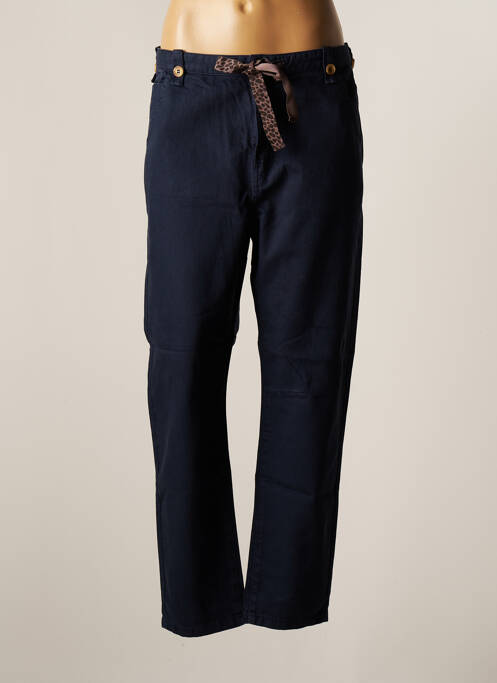 Pantalon drept albastru HAPPY femeie