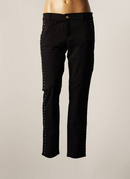 Pantalon chino negru HAPPY femeie