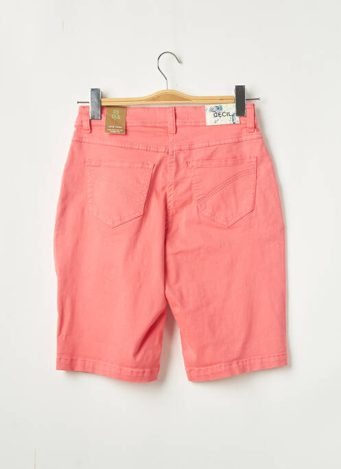 Bermudă roz CECIL femeie