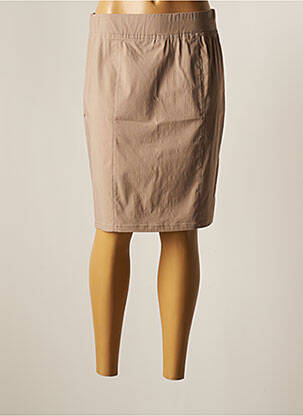 Fustă midi maro BRANDTEX femeie