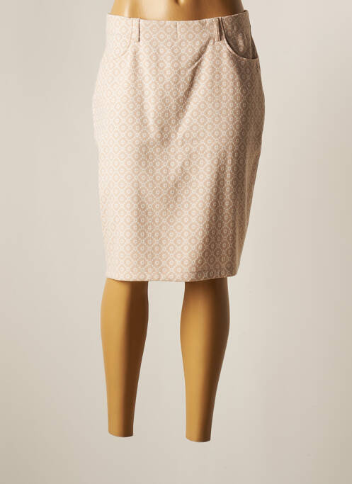 Fustă midi bej BRANDTEX femeie