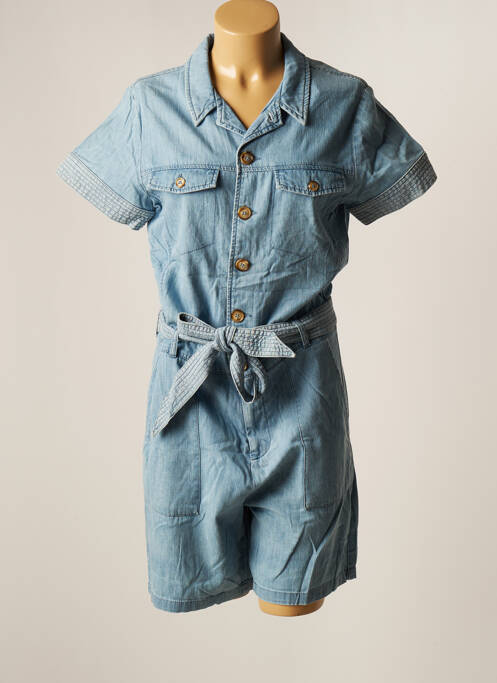 Salopetă scurtă albastru KANOPE femeie