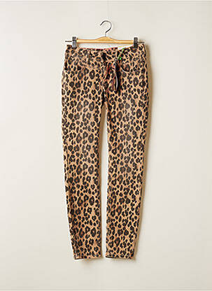 Pantalon slim bej STREET ONE femeie