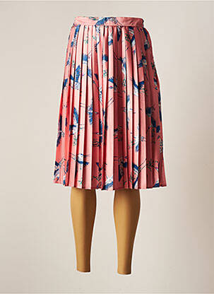 Fustă midi roz SMASH WEAR femeie