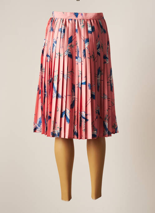 Fustă midi roz SMASH WEAR femeie