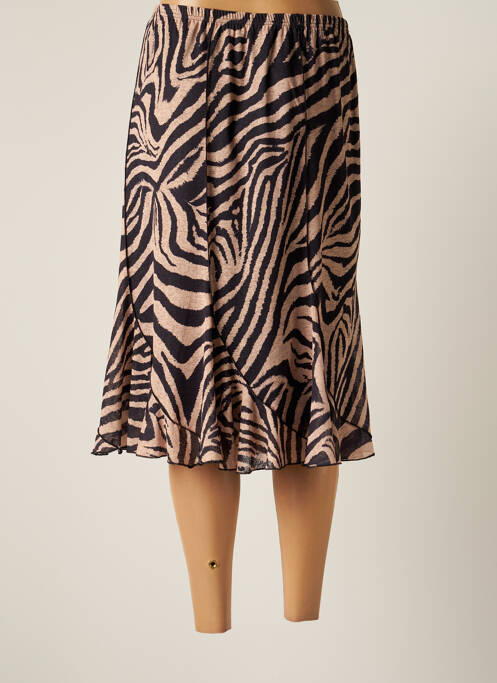 Fustă midi negru TELMAIL femeie