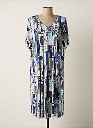 Rochie midi albastru BARANDI femeie