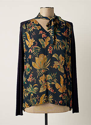 Top albastru MAE MAHE femeie