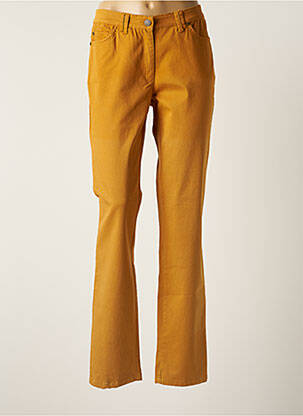 Pantalon drept portocaliu AGATHE & LOUISE femeie