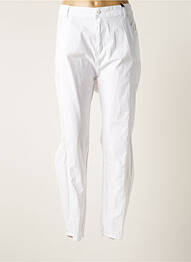 Pantalon slim broderie cu nituri mărime normală alb TELMAIL femme