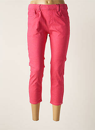 Pantalon trei sferturi elasticitate mărime normală roz TELMAIL femme