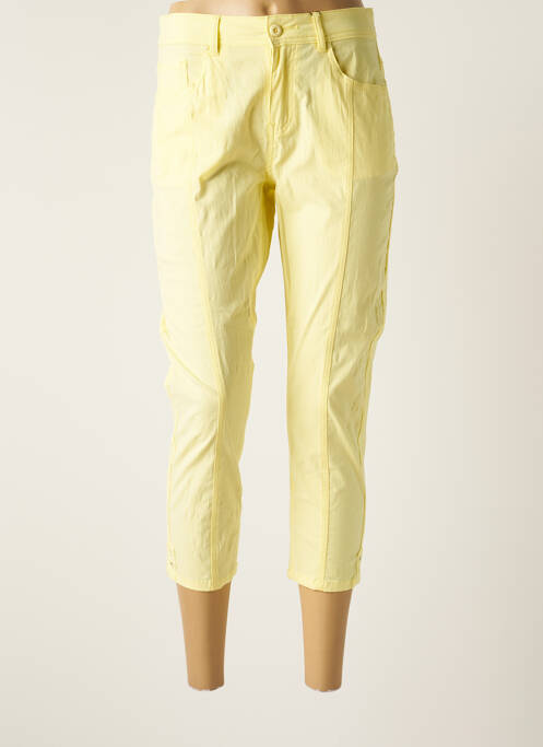 Pantalon trei sferturi galben TELMAIL femeie