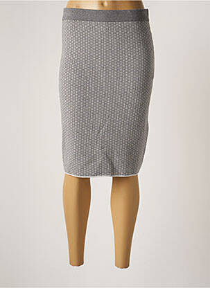 Fustă midi gri BIANCA femeie