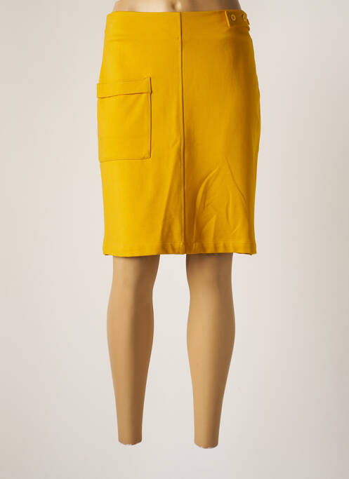 Fustă midi galben PAUL BRIAL femeie