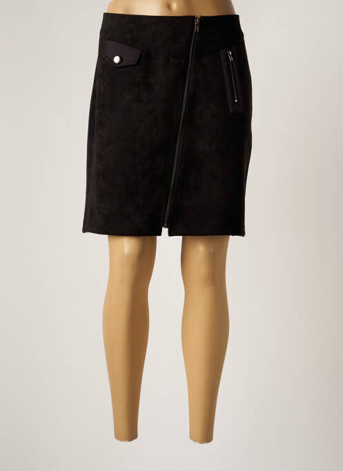 Fustă scurtă negru HUIT SIX SEPT femeie