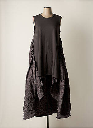 Tunică fără mâneci gri AMMA femeie