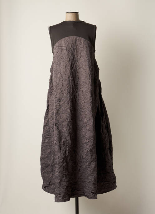 Tunică fără mâneci guler rotund gri AMMA femme