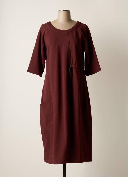 Rochie midi roșu ELSEWHERE femeie