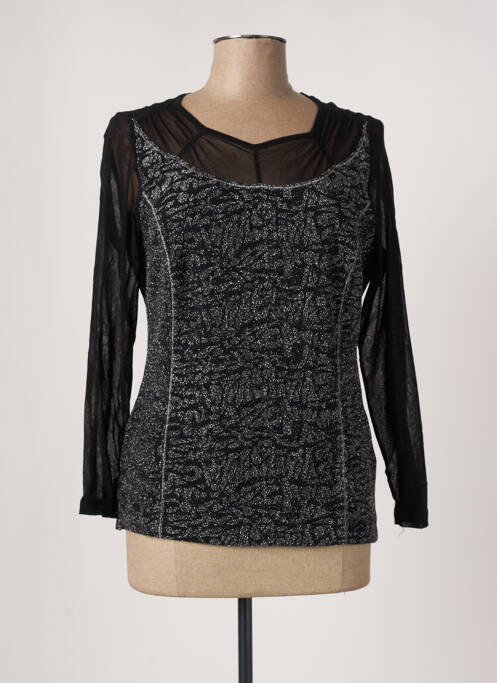 Top negru FRANCE RIVOIRE femeie