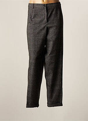 Pantalon drept elasticitate mărime normală gri CHRISTINE LAURE femme