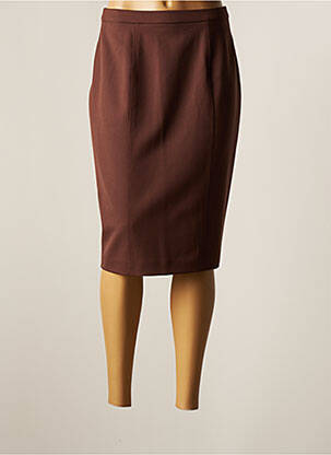 Fustă midi maro WEILL femeie