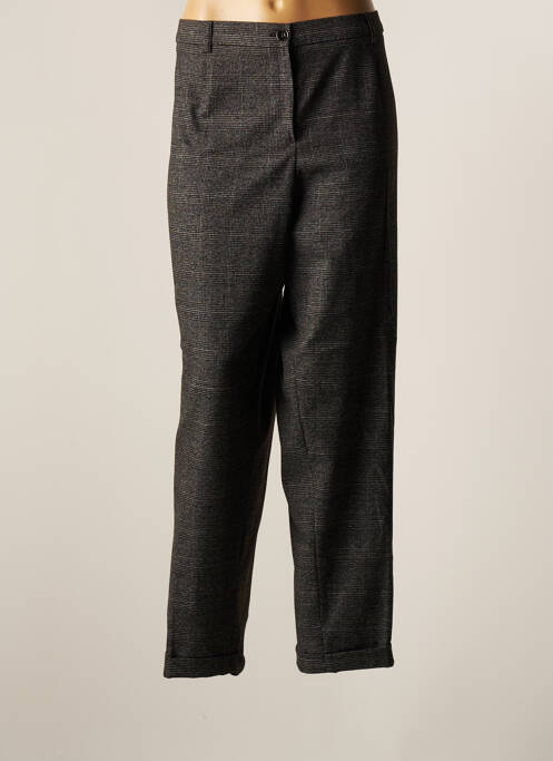 Pantalon drept gri CHRISTINE LAURE femeie