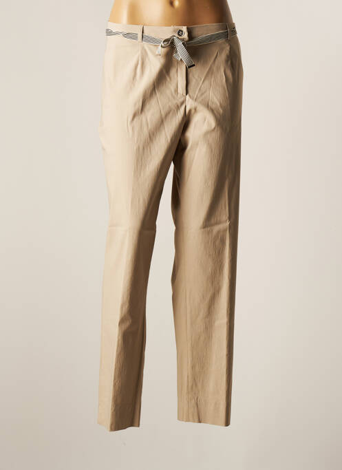 Pantalon 7/8 bej CHRISTINE LAURE femeie