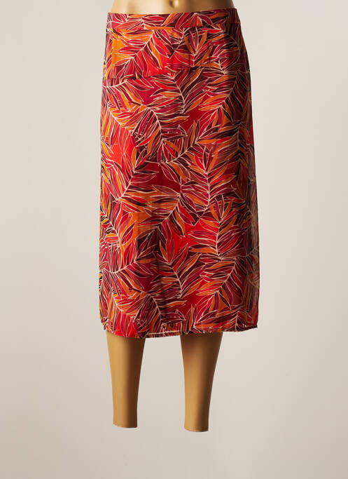 Fustă midi portocaliu CHRISTINE LAURE femeie