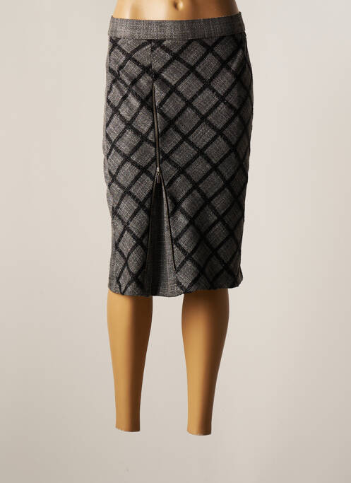 Fustă midi gri FRANCE RIVOIRE femeie