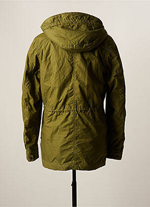 Parka cu glugă cu glugă verde RAW-7 bărbat