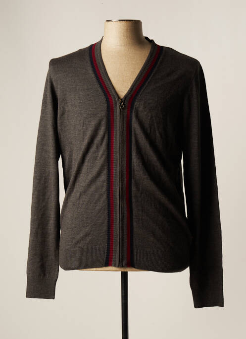 Vestă cu mâneci lungi gri LE FABULEUX MARCEL DE BRUXELLES bărbat