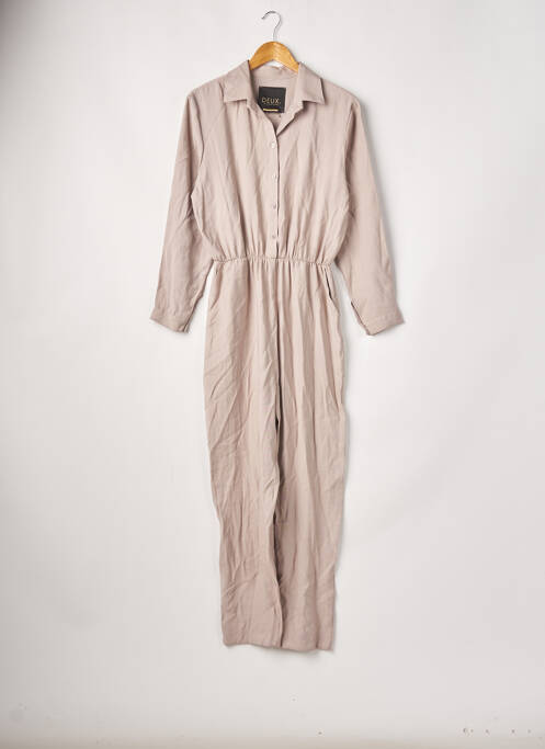 Salopetă-pantalon bej DEUX. BY ELINE DE MUNCK femeie