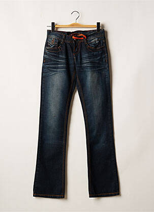 Blugi bootcut albastru GET INFECTED femeie