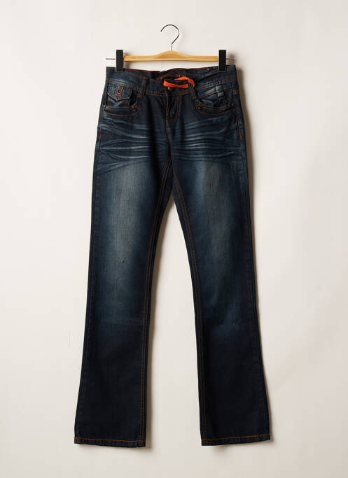 Blugi bootcut albastru GET INFECTED femeie