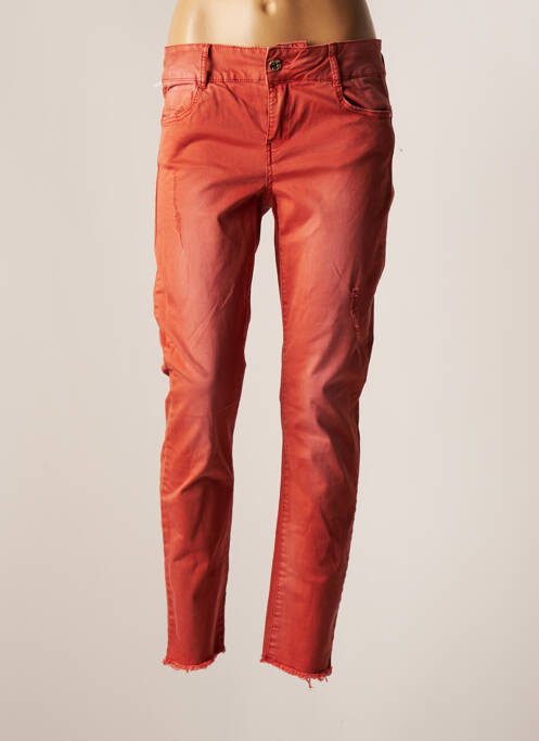 Pantalon slim portocaliu LES P'TITES BOMBES femeie
